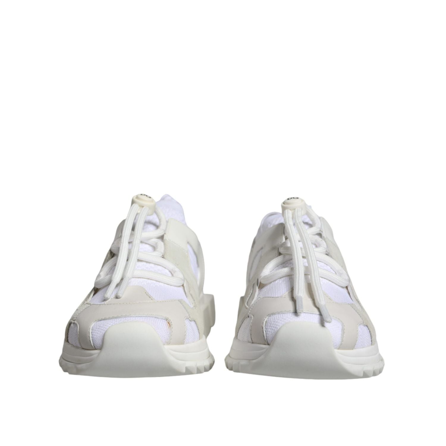 Dolce & Gabbana White Mesh Sorrento Trekking Sneakers Shoes