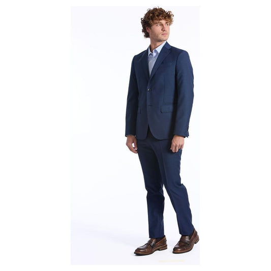 Baldinini Trend Blue Wool Men Blazer BA-24657-IT48 | M