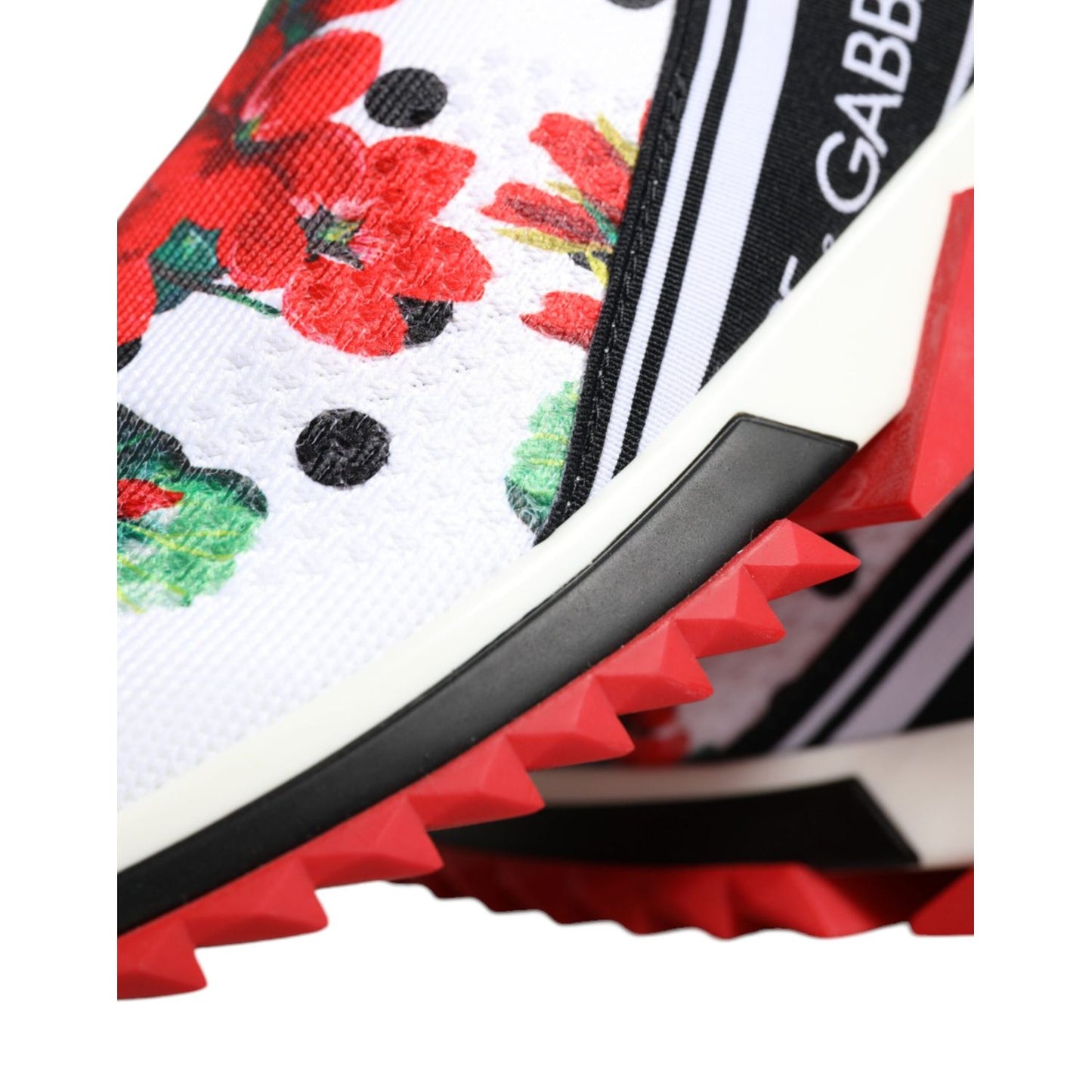 Dolce & Gabbana Multicolor Geranium Sorrento Sneakers Shoes