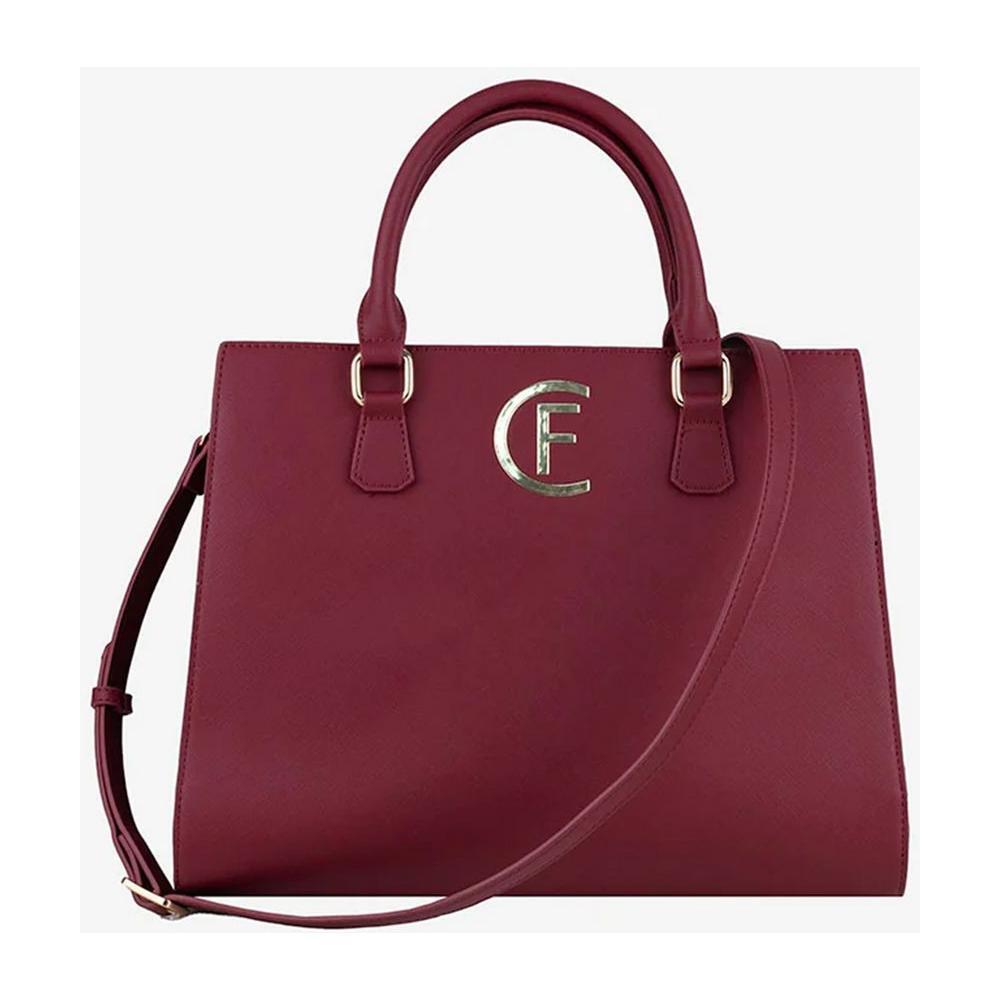 CRISTINAEFFE Bordeaux Faux Leather Women Shoulder Bag
