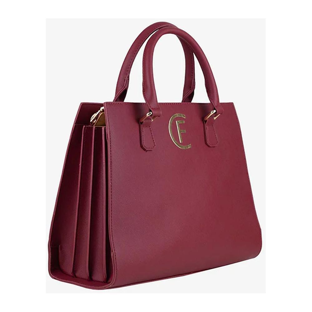 CRISTINAEFFE Bordeaux Faux Leather Women Shoulder Bag