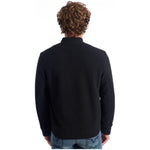Roberto Pepe Luxury Black Wool Men Jacket RO-24684-IT48 | M