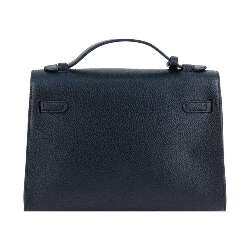CRISTINAEFFE Black Faux Leather Women Shoulder Bag