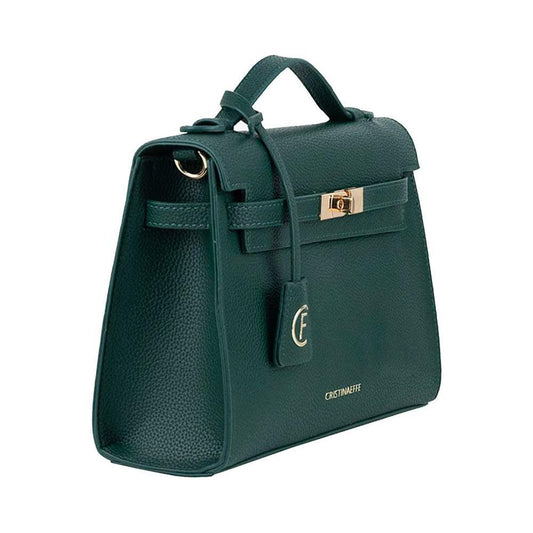 CRISTINAEFFE Green Artificial Leather Women Crossbody Bag CREF-14127