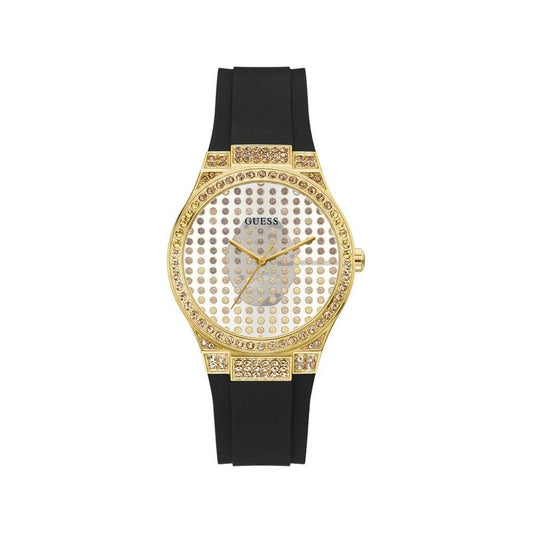 Guess Black Silicone Watch Guess Gray