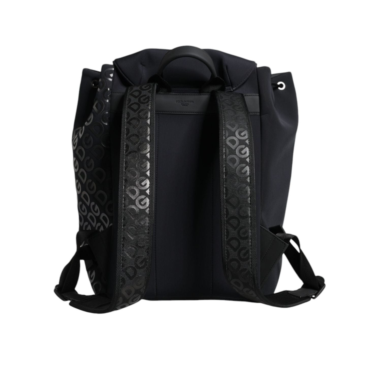 Front view with bag zipped and handles upright.