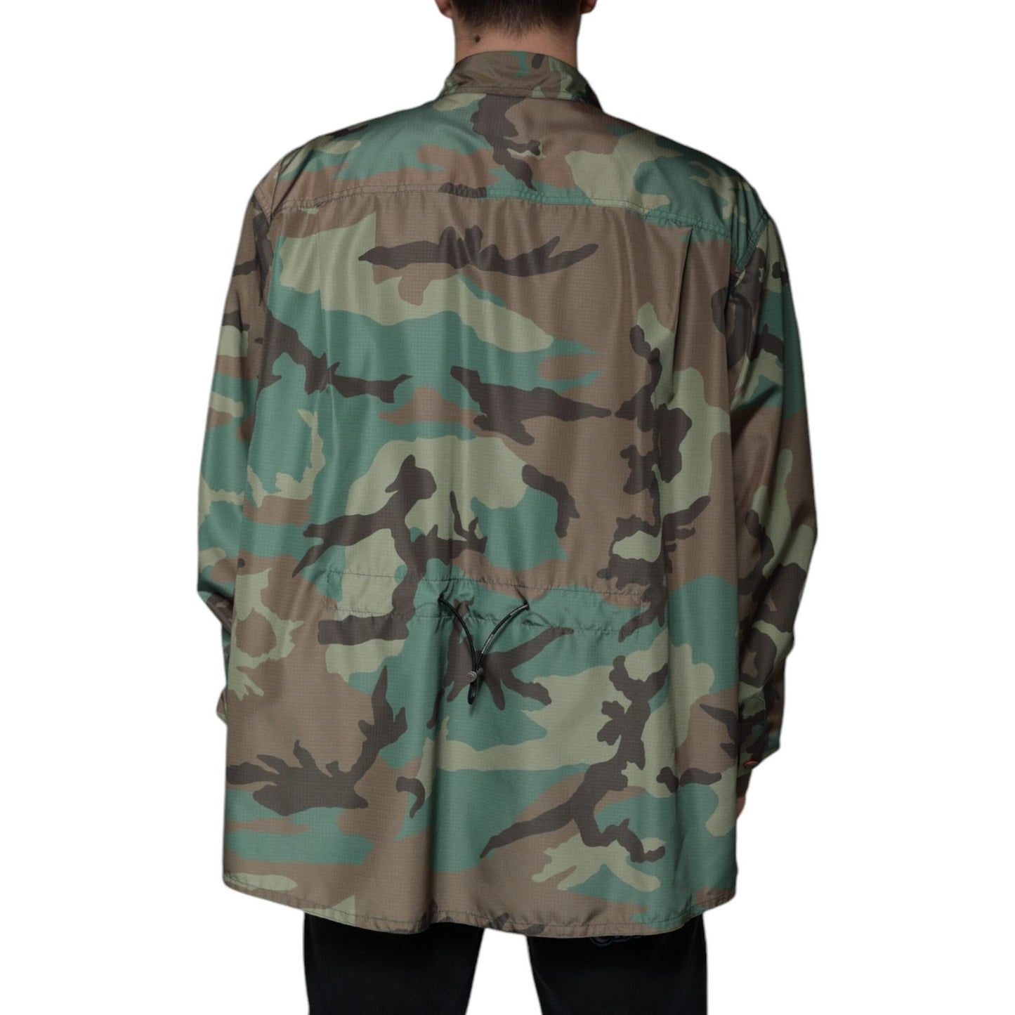 Dolce & Gabbana Multicolor Camouflage Button Down Shirt