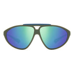 Polaroid Green Rubber Sunglasses POPLD2151SDLDG25ZAC