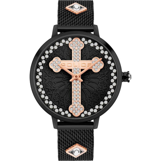 Police Black Stainless Steel Watch Police Dark Slate Gray