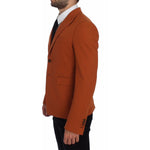 Dolce & Gabbana Orange Cotton Stretch Blazer GTT10104-4