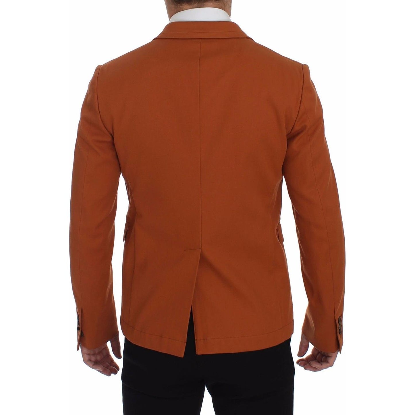 Dolce & Gabbana Orange Cotton Stretch Blazer GTT10104-4