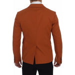 Dolce & Gabbana Orange Cotton Stretch Blazer GTT10104-4