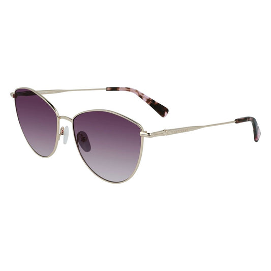Longchamp Gold Metal Sunglasses LOLO155S723AC