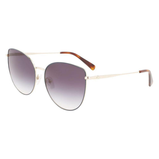 Longchamp Gold Metal Sunglasses LOLO158S713AC