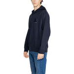 Armani Exchange Blue Cotton Hoody AR-14712600010-IT44 | S