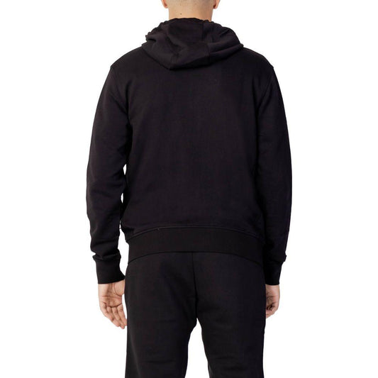 Armani Exchange Black Cotton Hoody AR-9047800009-IT44 | S