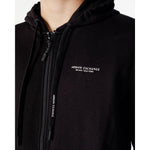 Armani Exchange Black Cotton Hoody AR-9047800009-IT44 | S
