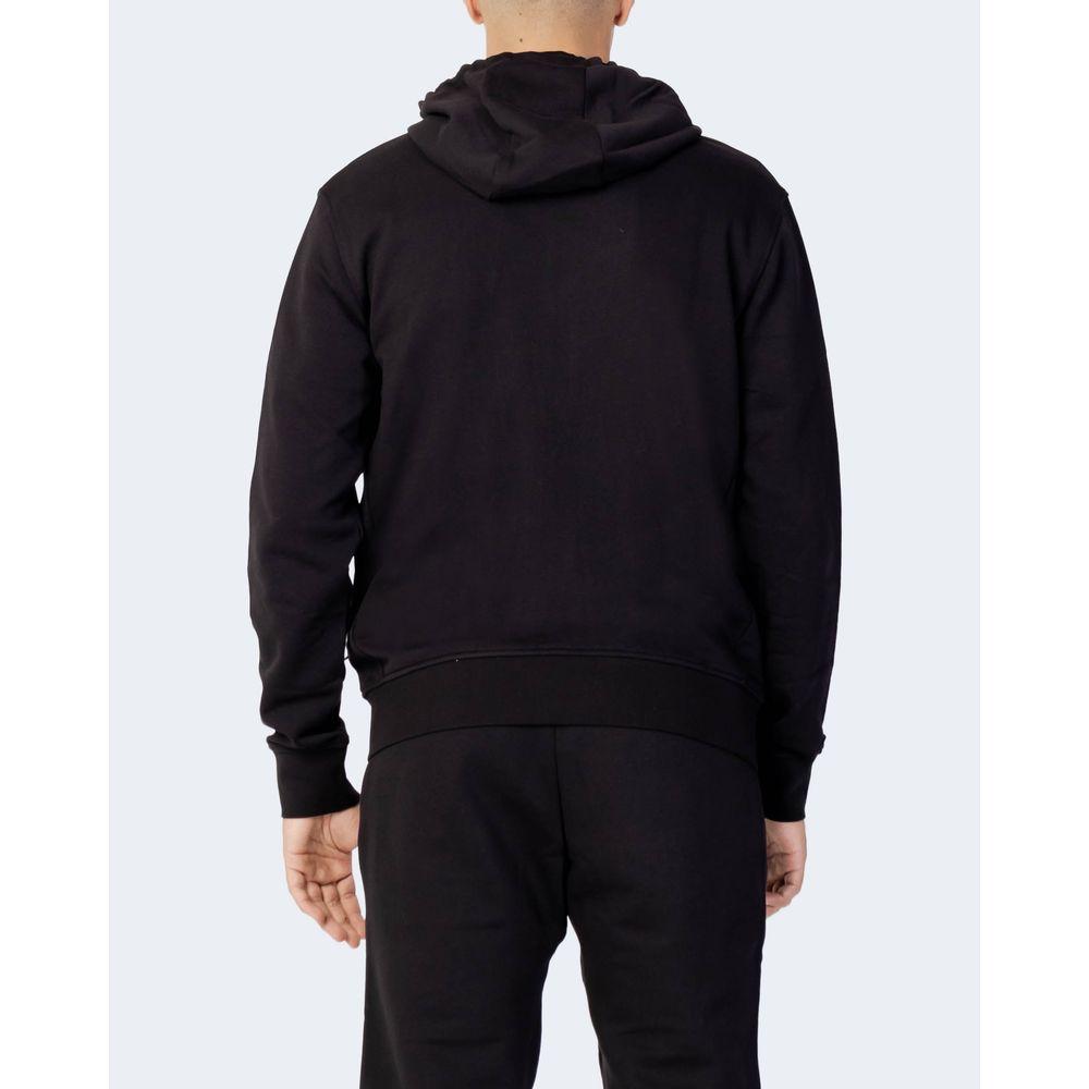 Armani Exchange Black Cotton Hoody AR-9047800009-IT44 | S