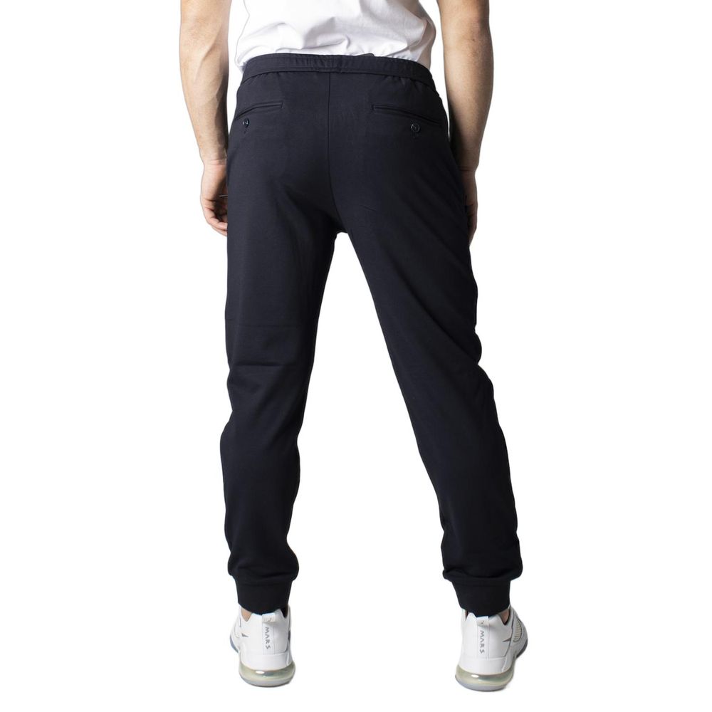 Armani Exchange Blue Viscose Skinny Pants