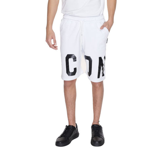 Icon White Cotton Bermuda