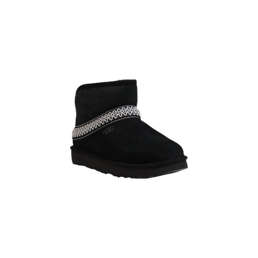 UGG Black Suede Leather Ankle UG-15693400009-EU36/US6
