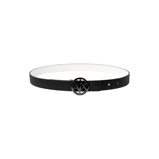 Armani Exchange Armani Exchange Black Polyester Belt AR-6516100009-75 CM / 30 INCHES 1728,71956299936,75 cm / 30 Inches,Accessories,Armani Exchange,Belts - Women - Accessories,Black,New with tags,Women,Women - Accessories