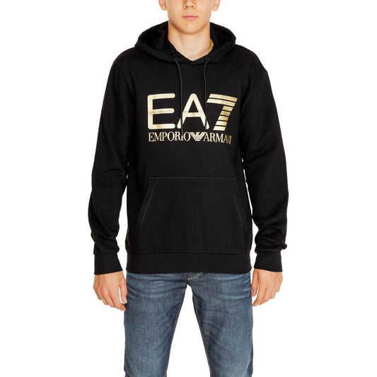 EA7 Emporio Armani Black Cotton Hoody EA-14717500009-IT44 | S