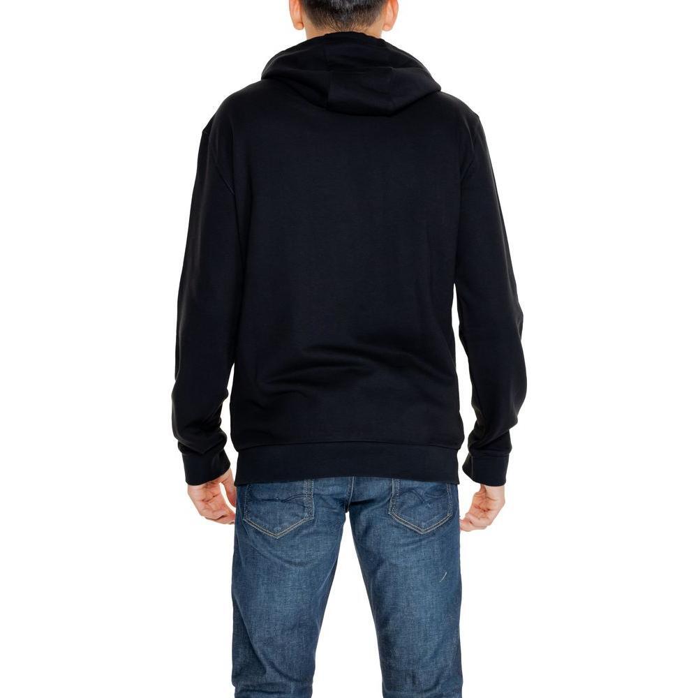 EA7 Emporio Armani Black Cotton Hoody EA-14717500009-IT44 | S