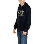 EA7 Emporio Armani Black Cotton Hoody EA-14717500009-IT44 | S