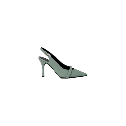 Furla Green Leather Sandal