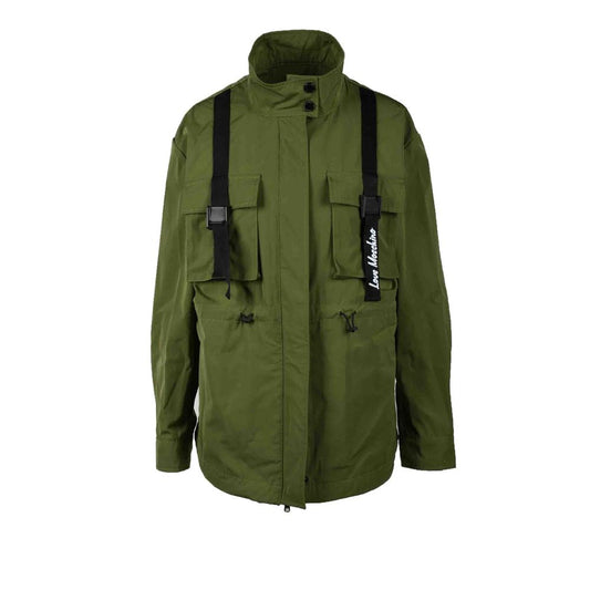Love Moschino Green Polyester Jackets & Coat LO-15572100149-42 | S