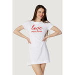 Love Moschino White Cotton Short LO-10219300008-IT40 | XS