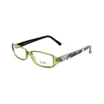 Emilio Pucci Green Plastic Frames, women's glasses with stylish plastic design, model EP2630300, dimensions 51/15/130 mm