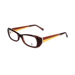 Tod's Brown Acetate Frames with 53mm lenses, brown color, ideal for women, stylish eyewear for modern look.