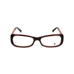 Front view of Tod's Brown Acetate Frames with 53/16/135mm measurements, showcasing elegant design for women.