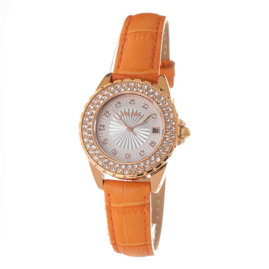 Folli Follie Orange Leather Watch FFWF13B071STNAC