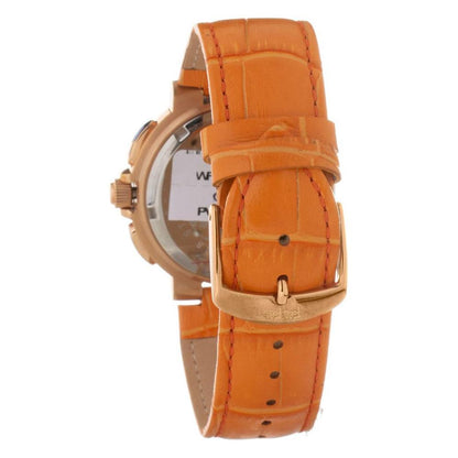 Folli Follie Orange Leather Watch
