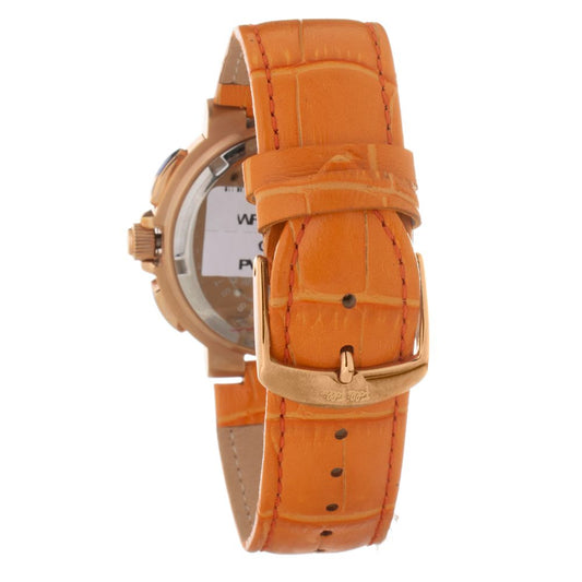 Folli Follie Orange Leather Watch FFWF13R002SENAC
