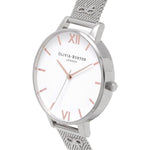 Olivia Burton Silver Stainless Steel Watch OBOB16ES10AC