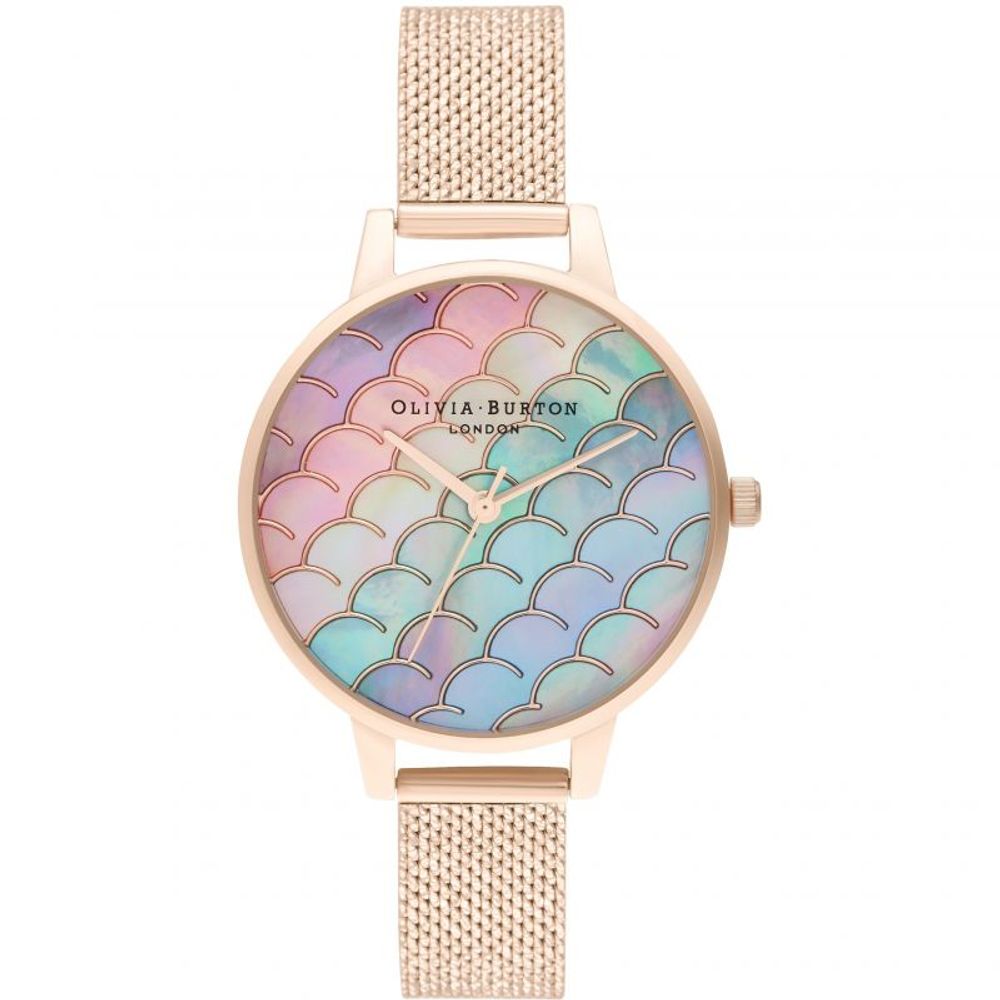 Olivia Burton Multicolor Stainless Steel Dress Watch