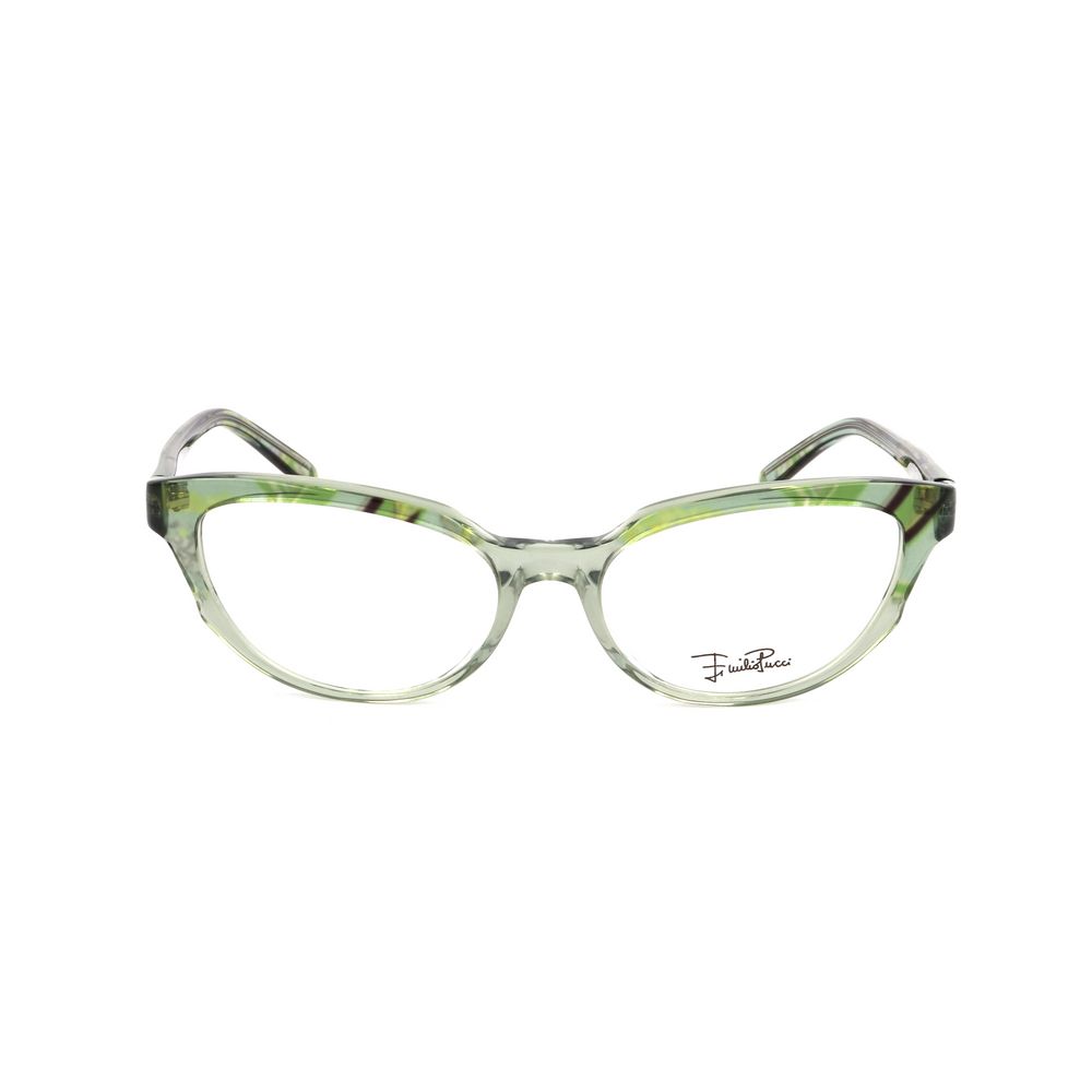 Emilio Pucci Green Plastic Glasses (Frames)