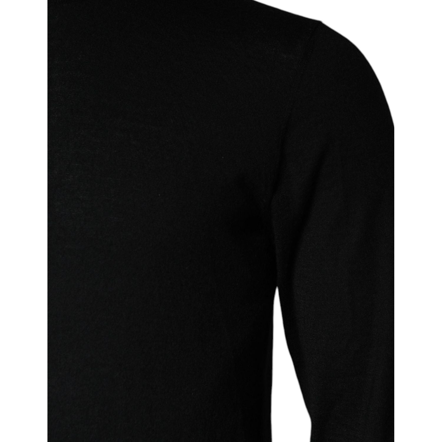 Dolce & Gabbana Black Long Sleeve Turtleneck Pullover Sweater
