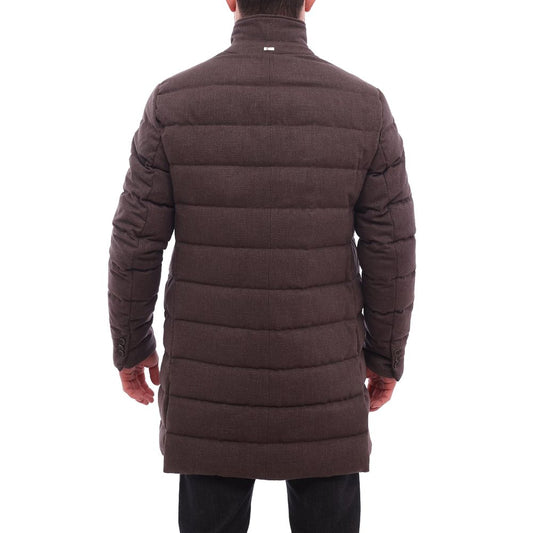 Herno Brown Wool Jacket HE-14315-IT50 | L