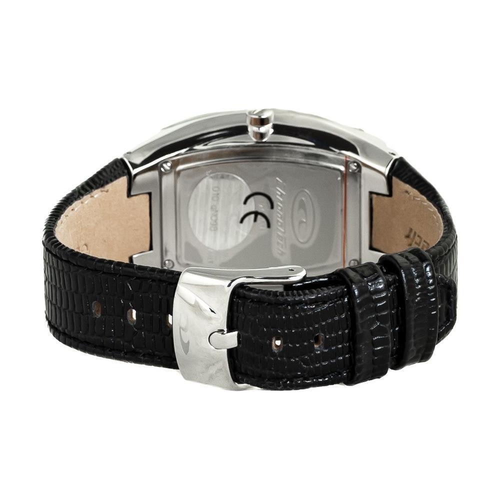 Chronotech Black Leather Watch CHCT7065M02AC