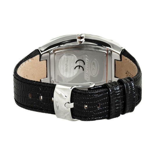 Chronotech Black Leather Watch Chronotech Black