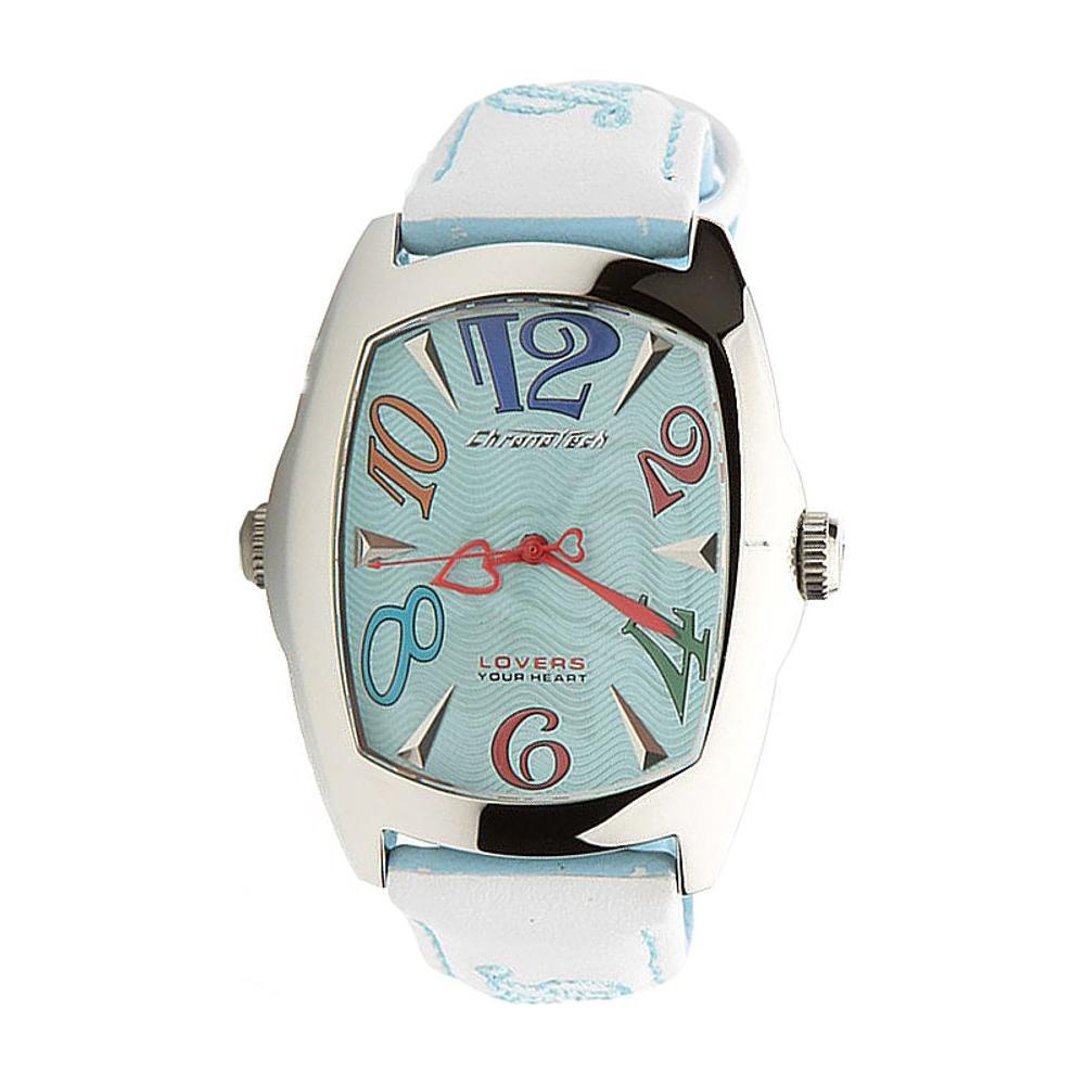 Chronotech Blue Leather Watch