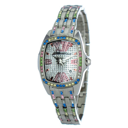 Chronotech Silver Stainless Steel Dress Watch