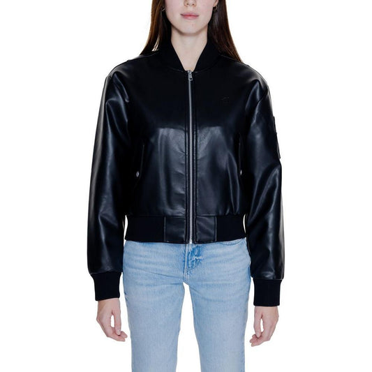 Calvin Klein Jeans Black Polyethylene Jackets & Coat CA-14563800009-IT42|M