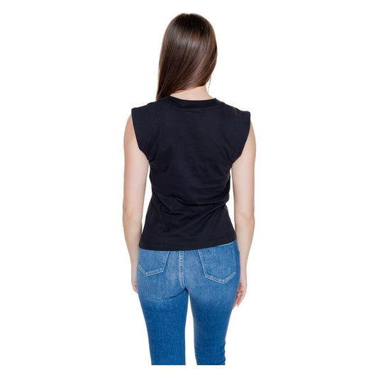Calvin Klein Jeans Black Cotton T-Shirt CA-14563900009-IT38|XS