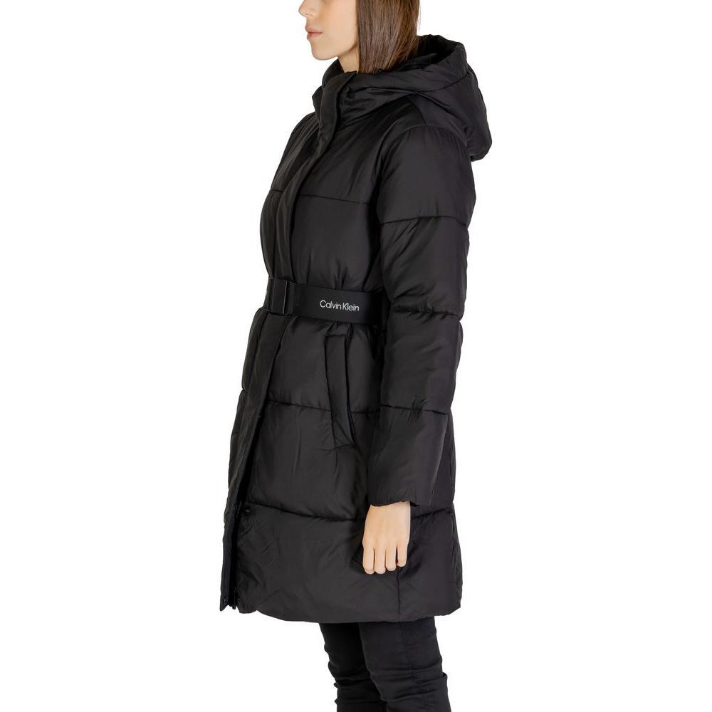 Calvin Klein Jeans Black Nylon Jackets & Coat CA-14574100009-IT38|XS